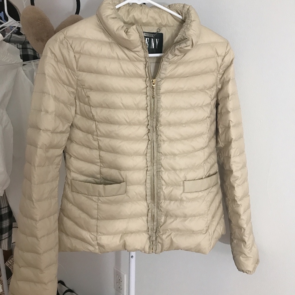 Golden down jacket